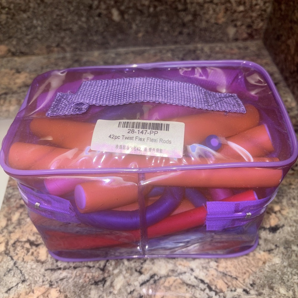 HairFlair Curlformers Styling Kit Extra Long Hair 22in 42pc Spiral Rollers New